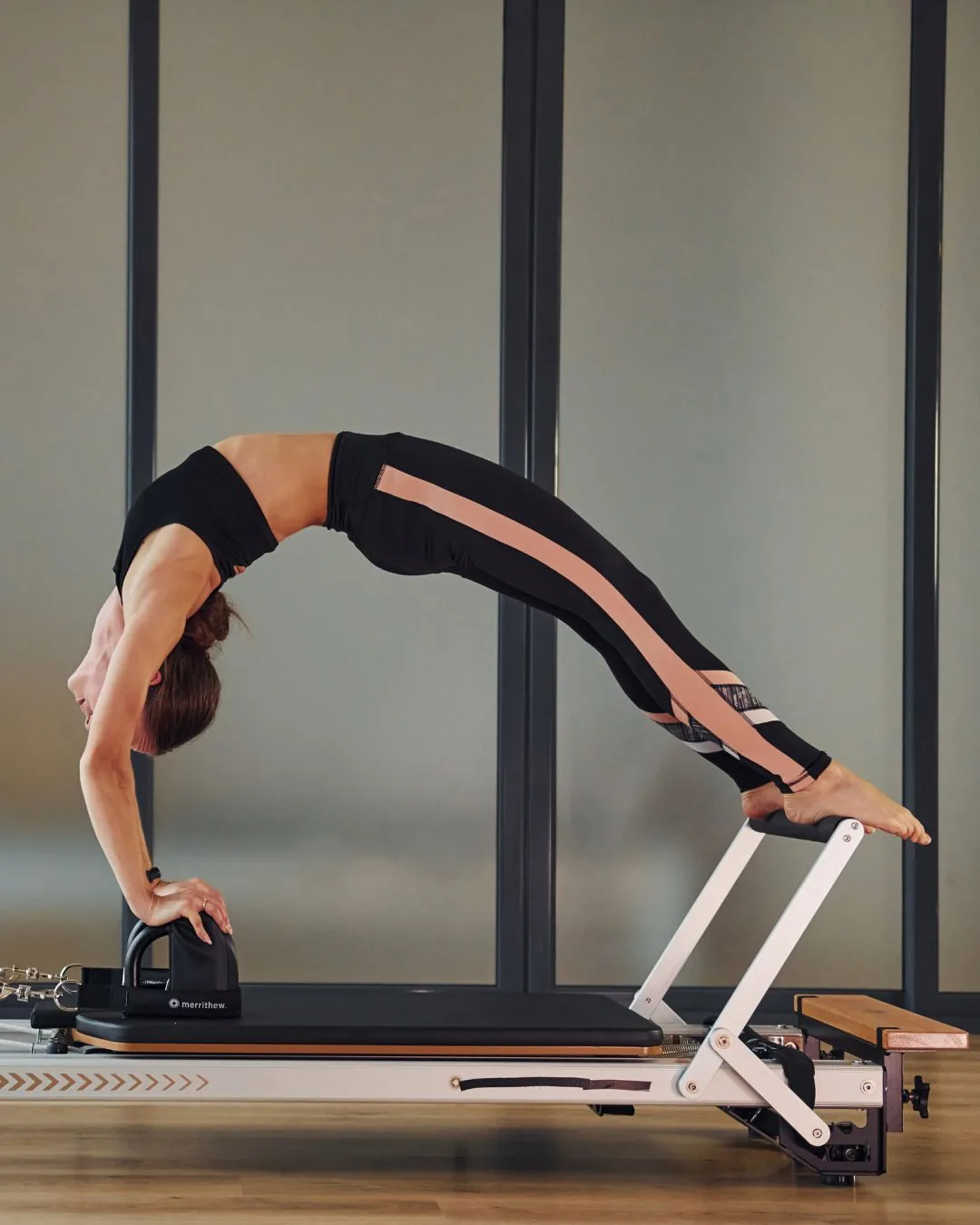 Pilates backbend on the mat